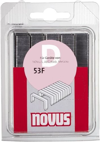 Zszywki typ D 53 F/6 NOVUS [1200 szt.]