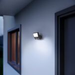 Naświetlacz z czujnikiem Steinel XLED curved LED PIR 9,3W 3000K 862lm IP44 IK03 230V antracytowy / tworzywo sztuczne - 2