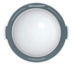 Dyfuzor rozpraszający światło lamp roboczych SCANGRIP DIFFUSER LARGE 03.5751 do lamp NOVA 4 C+R, 6K 6K C+R, 6 SPS, 10 SPS, 10 Connect, 12K i MULTIMATCH 8