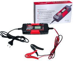 Prostownik inteligentny mikroprocesorowy CHARGE 50  LCD 6V 12V WELDMAN