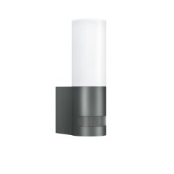 Lampa elewacyjna z czujnikiem ruchu i zmierzchu Steinel L 605 S LED PIR 11,3W 3000K 729lm IP44 IK03 230V antracyt / aluminium / szkło