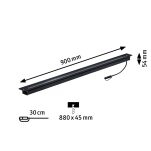 Wallwasher Plug & Shine wbudowana 8W 3000K IP67 24V nabudowana antracyt / aluminium - 4