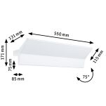 Oprawa ścienna STINE LED SH Zigbee 13W+4W 2700-6500K 1400lm DIM 230V biały matowy - 8