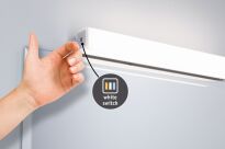 Oprawa ścienna LUNO LED nad lustro 6W 550lm 400mm 2700/4000/6500K IP44 230V biały / aluminium - 6