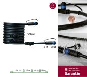 Przewód połączeniowy Plug & Shine 5m 1in-4out IP68 24V czarny / tworzywo sztuczne - 3