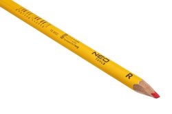 Ołówek do szkła ceramiki glazury 240mm R 13-802 czerwony NEO TOOLS