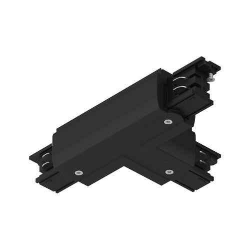 Łącznik do systemu ProRail3 T lewy 230V czarny / metal / tworzywo sztuczne