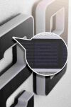 Oprawa elewacyjna SOLAR LED numer domu 7 3000K IP44 wymienny akumulator / czarna - 3