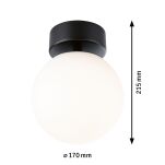 Lampa sufitowa łazienkowa GOVE LED 9W 900lm 3000K IP44 230V czarny matowy / metal - 6