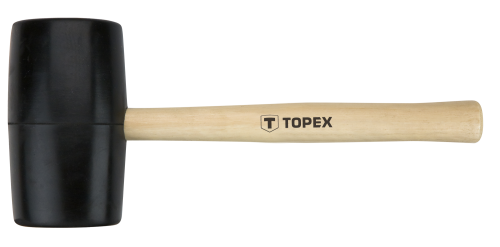 Młotek gumowy 72 mm/900 g, trzonek drewniany 02A347 TOPEX