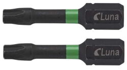 Grot bit udarowy Torsion typu TX20 IMPACT 32 mm (2 szt.) Luna