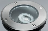 Oprawa dogruntowa Plug & Shine FLOOR regulowana 38st. 6W 3000K 490lm IP67 24V srebrny / metal - 2