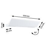Oprawa ścienna RANVA LED 13W + 2W 2700K 1400lm DIM 230V biały matowy - 7