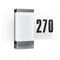 Oprawa numeryczna elewacyjna z czujnikiem STEINEL L 271 DIGI SC Bluetooth Mesh 7,8W 3000K 637lm LED IP44 IK03 230V antracyt / aluminium