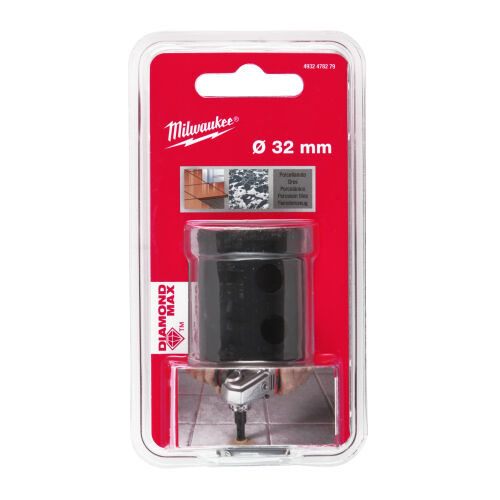Wiertło diamentowe do gresu na sucho M14 32 mm DIAMOND MAX Milwaukee