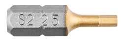 Końcówki wkrętakowe HEX2.5 x 25 mm, 2 szt. 57H966 GRAPHITE