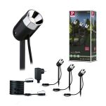 Reflektor ogrodowy Plug & Shine PIKE zestaw 3x3,5W 3000K IP67 24V antracyt / tworzywo sztuczne - 6