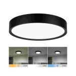 Plafoniera łazienkowa TEGA LED 22.5W 1200lm 3000/4000/6500K IP44 230V czarny matowy / tworzywo sztuczne - 3