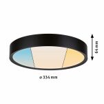 Plafoniera łazienkowa TEGA LED 22.5W 1200lm 3000/4000/6500K IP44 230V czarny matowy / tworzywo sztuczne - 4