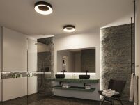 Plafoniera CASCA LED 16W 1500lm okrągła 300mm 2700/4000/6500K IP44 230V czarny matowy /  tworzywo sztuczne - 5