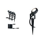 Reflektor ogrodowy Plug & Shine STING zestaw przedłużający 3x6W 3000K 520lm DIM IP67 24V antracyt / aluminum - 3