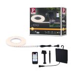 Taśma zewnętrzna LED solar 5m 2,8W DIM 3000K 51lm/m czujnik zmierzchu pilot 5V IP44 czarny / tworzywo sztuczne - 14