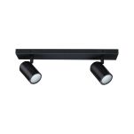 Oprawa ścienno sufitowa ZYLI GU10 max. 2x10W IP44 230V czarny matowy / metal - 2