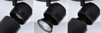 Oprawa ścienno sufitowa ZYLI GU10 max. 2x10W IP44 230V czarny matowy / metal - 6