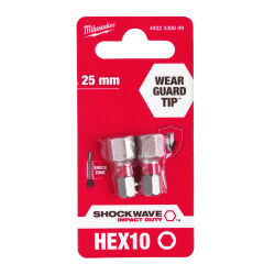 Bit Shockwave Hex 10 25mm-2szt. Milwaukee