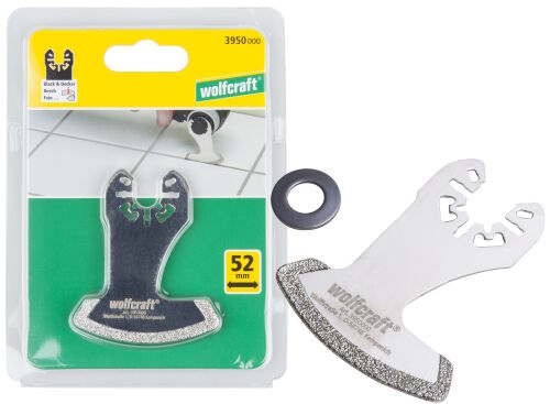 Diamentowy brzeszczot do betonu fug zaprawy 58mm Wolfcraft multiszlifierki