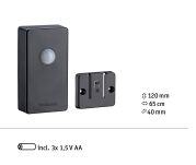 Czujnik zmierzchu Plug & Shine SH Zigbee max.150W IP44 24V czarny / tworzywo sztuczne - 5