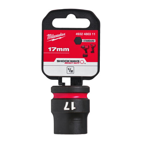 Nasadka udarowa 1/2 krótka 17 mm MILWAUKEE