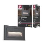 Oprawa elewacyjna LONG 4W 3000K IP44 230V czarny / aluminium - 7