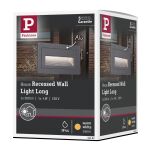 Oprawa elewacyjna LONG 4W 3000K IP44 230V czarny / aluminium - 8