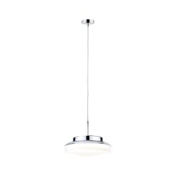 Lampa wisząca  LUENA LED 11.5W 600lm okrągła 250mm 3000K IP44 230V szkło chrom / metal