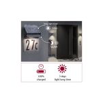 Oprawa elewacyjna NEDA LED solar czujnik ruchu zmierzchu 14lm 3000k  IP4414lm  czarna - 8
