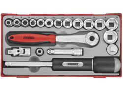 19-elementowy zestaw kluczy nasadowych z chwytem □ 3/8" Teng Tools TT3819 Tengtools