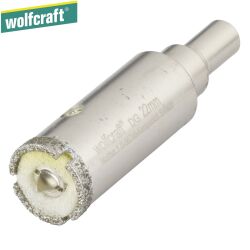 Otwornica diamentowa do płytek 22 mm Wolfcraft Ceramic