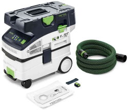 Akumulatorowy odkurzacz przemysłowy mobilny CLEANTEC CTLC MIDI I-Basic Festool