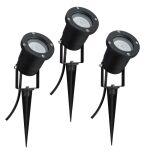 Reflektor ogrodowy SPECIAL LINE 3x3,5W GU10 3000k 230V czarny / aluminium - 3