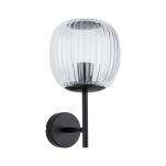 Kinkiet ścienny łazienkowy RUYA E14 max.20W IP44 230V czarny matowy / szkło - 4