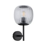 Kinkiet ścienny łazienkowy RUYA E14 max.20W IP44 230V czarny matowy / szkło - 5