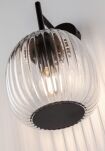 Kinkiet ścienny łazienkowy RUYA E14 max.20W IP44 230V czarny matowy / szkło - 6