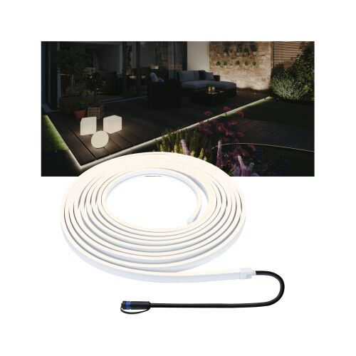 Taśma zewnętrzna LED Plug & Shine DIM 46W 10m 3000K IP68 24V biały