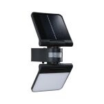 Oprawa elewacyjna LESLA LED 12.5W solar PIR 1000lm 3000K IP65 USB-C 3.6V antracyt / tworzywo sztuczne - 2