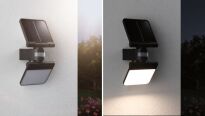 Oprawa elewacyjna LESLA LED 12.5W solar PIR 1000lm 3000K IP65 USB-C 3.6V antracyt / tworzywo sztuczne - 6