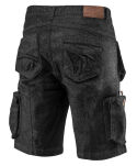 Krótkie spodenki robocze jeansowe czarne DENIM 7 kieszeni NEO XXL - 5
