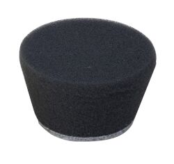 Profesjonalne gąbki polerujące śr. 30 mm, miękkie (czarne), 2 sztuki