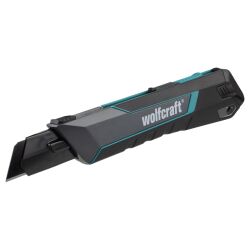 Nóż z odłamywanym ostrzem 25 mm PRO SAFETY, wolfcraft