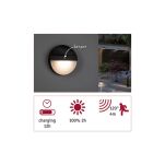 Oprawa elewacyjna ELIOSE LED solar 3000K 50lm z czujnikiem ruchu + zmierzchu IP44 antracyt - 5